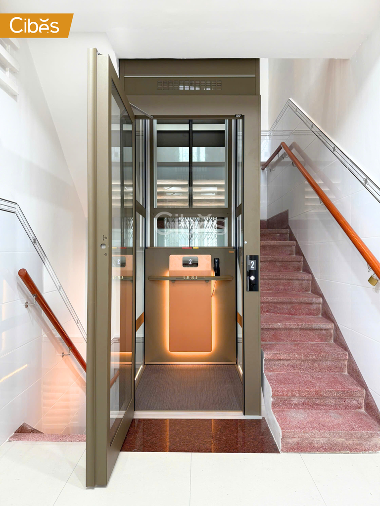 Sau khi lắp đặt thang máy gia đình Cibes